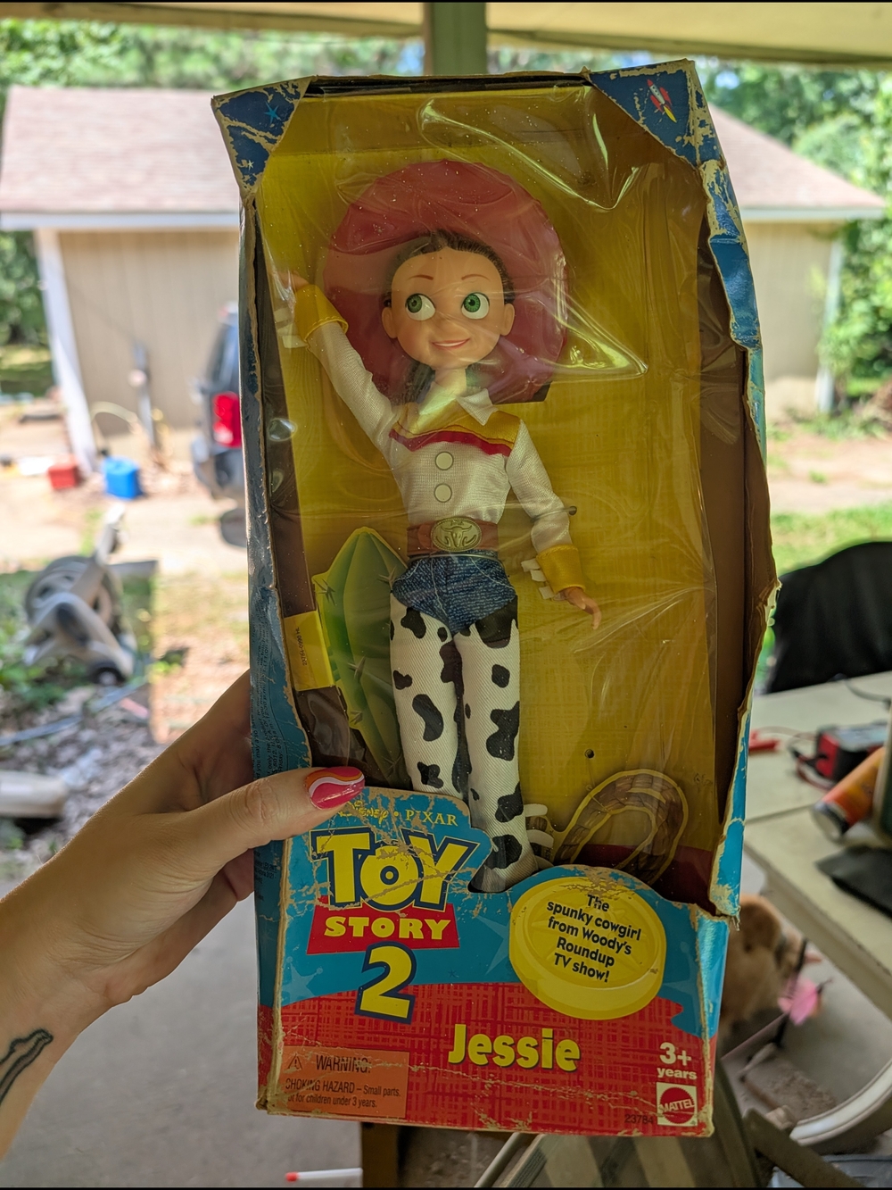 Real Jessie Toy Story 2 Jessie Doll - White & Cowprint